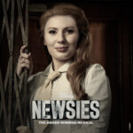 Bronté Barbé as Katherine Plumber in Newsies, credit Seamus Ryan_1080X1080_534